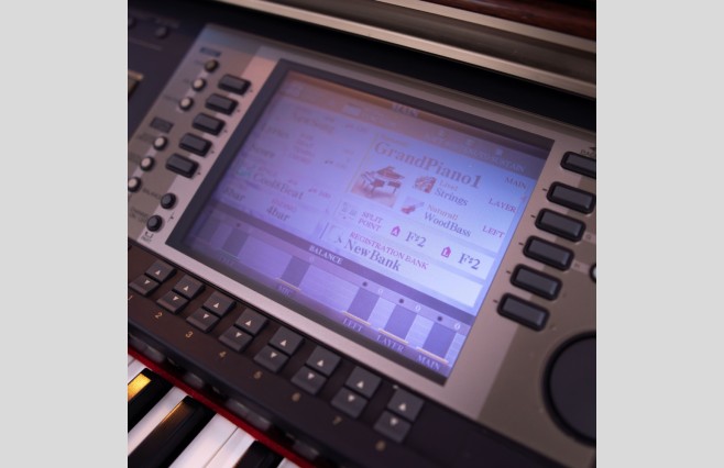 Used Yamaha CVP208 Satin Mahogany Digital Piano Complete Package (SN:601617) - Image 6